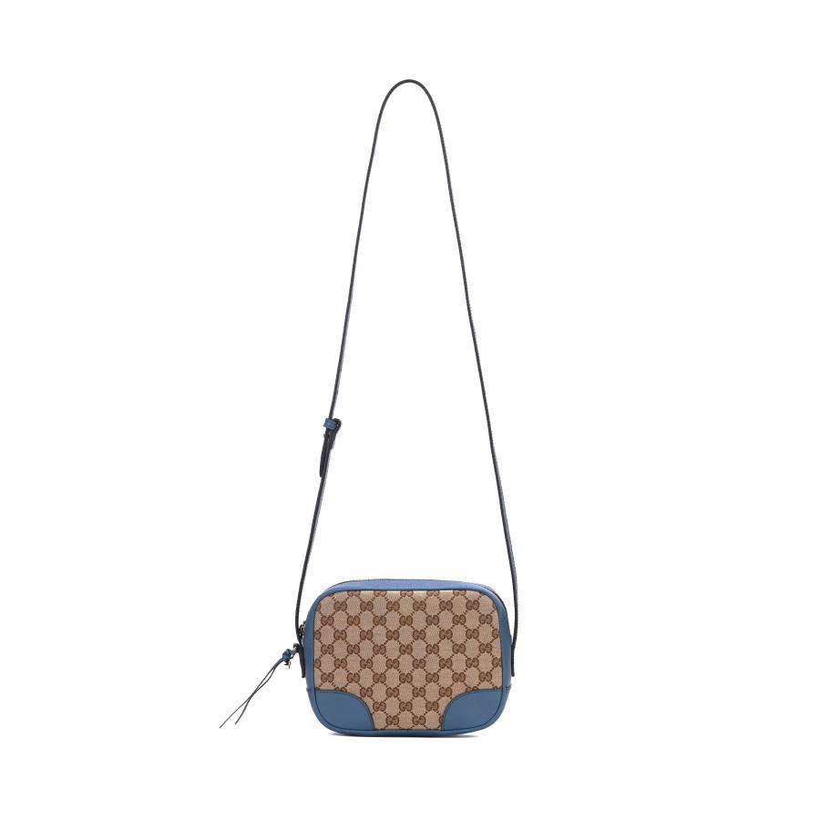 GUCCI Canvas With Leather Camera Bag, Shoulder Bag, Crossbody Bag Women's