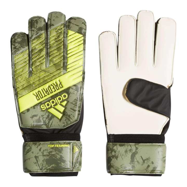 Adidas Adidas Polyester, Rubber Sports Gloves Unisex Green