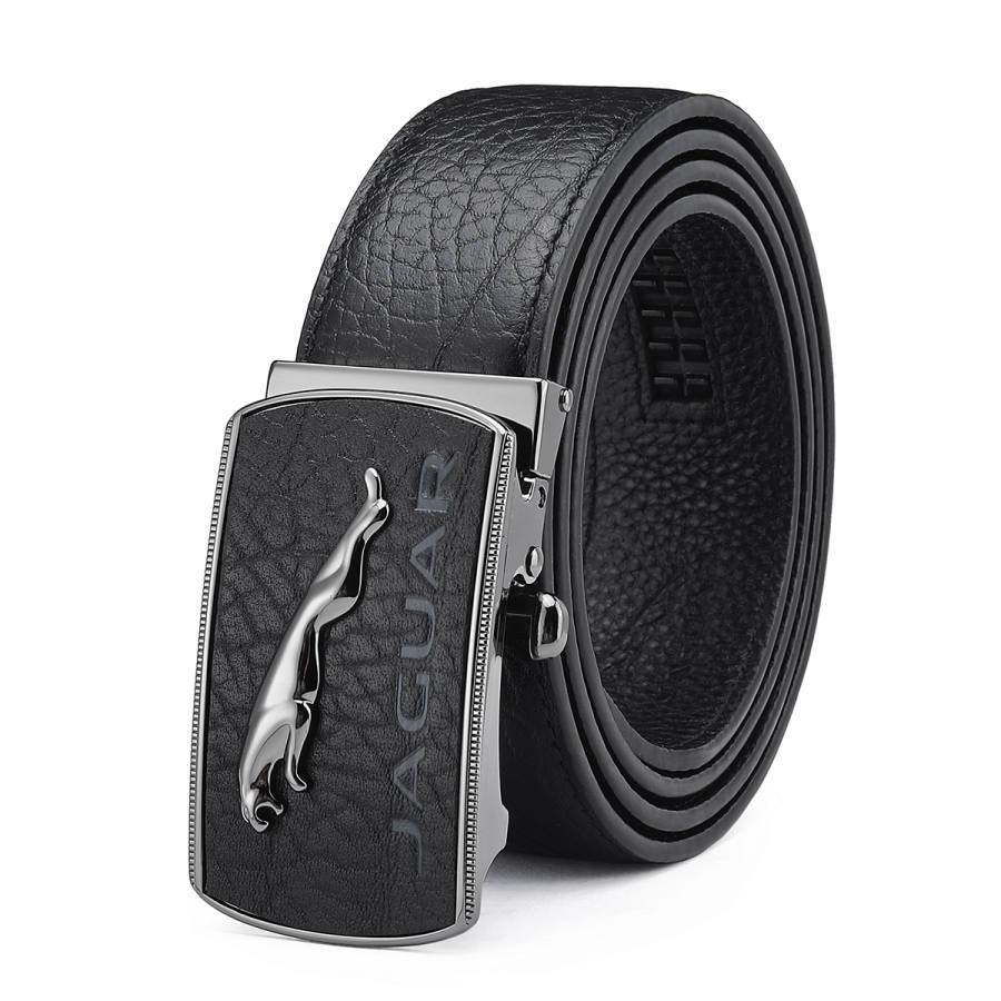 JAGUAR Top Grain Cow Leather Belts Men's 3.5cm