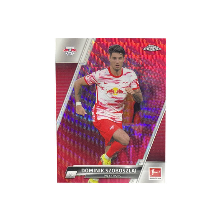 Topps Szoboszlai Bundesliga CHROME Hungary, Liverpool, Szoboszlai 399 Player Cards, Card Quality Pass Sports Cards 1 Pc