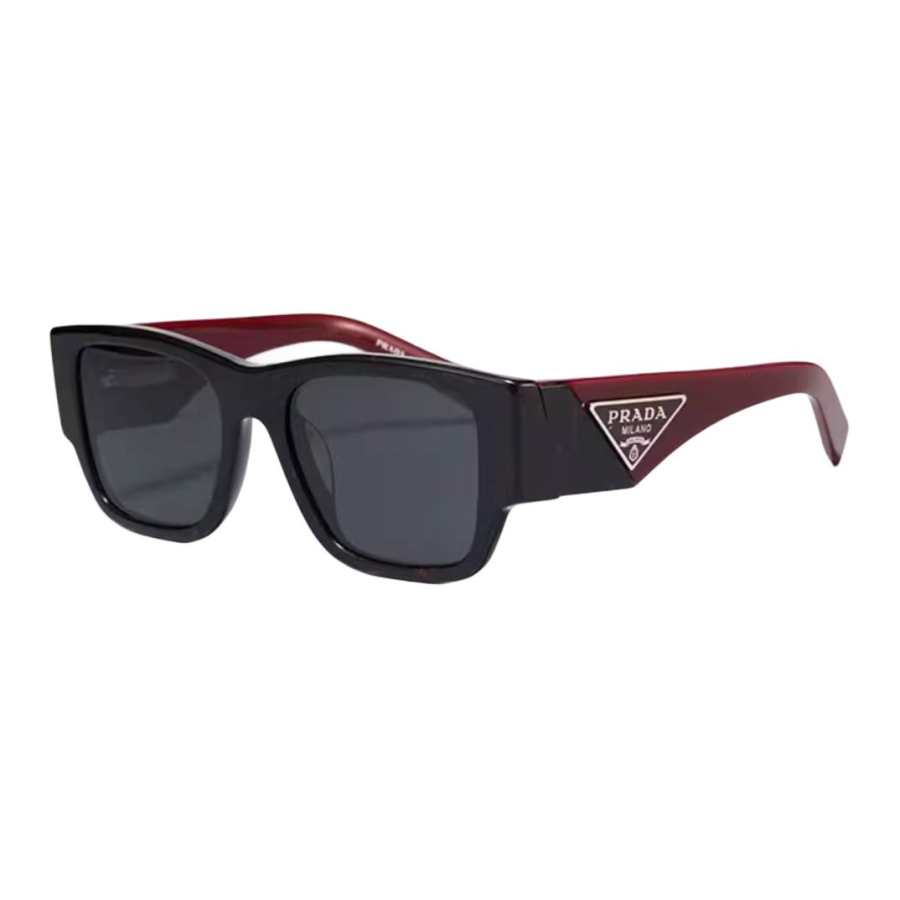 PRADA Prada logo-arm square-frame sunglasses