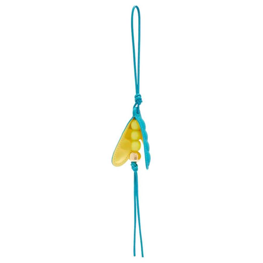 LOEWE Calfskin Charms Unisex Dark Green/Corn Bamboo