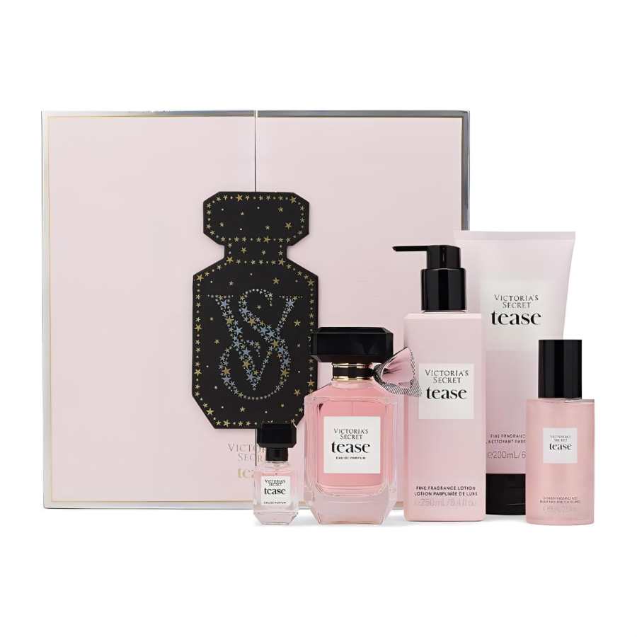 Victoria's Secret 2024 Christmas Limited Teaser Perfume Sets Eau De Parfum EDP Black Vanilla Floral Fruity