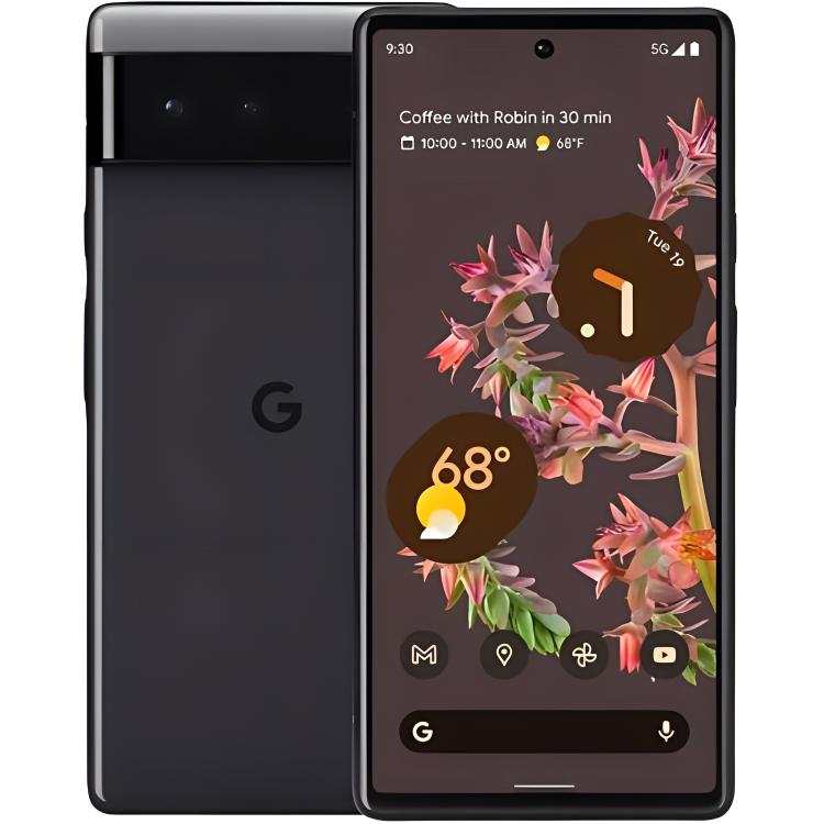 Google Pixel 6 Pro Supported Wireless Charging, Glass Back Cover, Metal Frame Google Native System, Smart Cell Phones