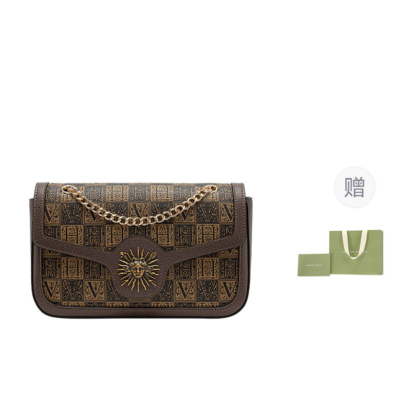 VANESSA HOGAN PVC Crossbody Bags Women's Dark Color/Light