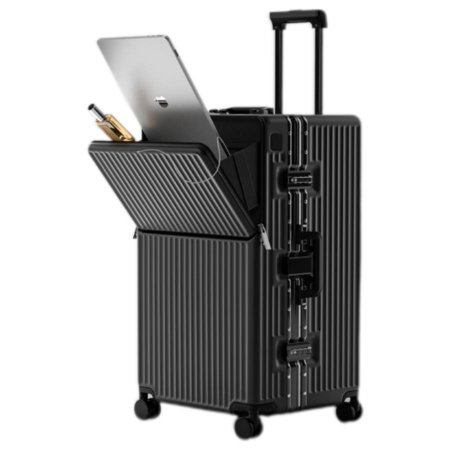 LD LD 28 Inch PC Material Suitcase Trolley Bag Unisex Multicolor
