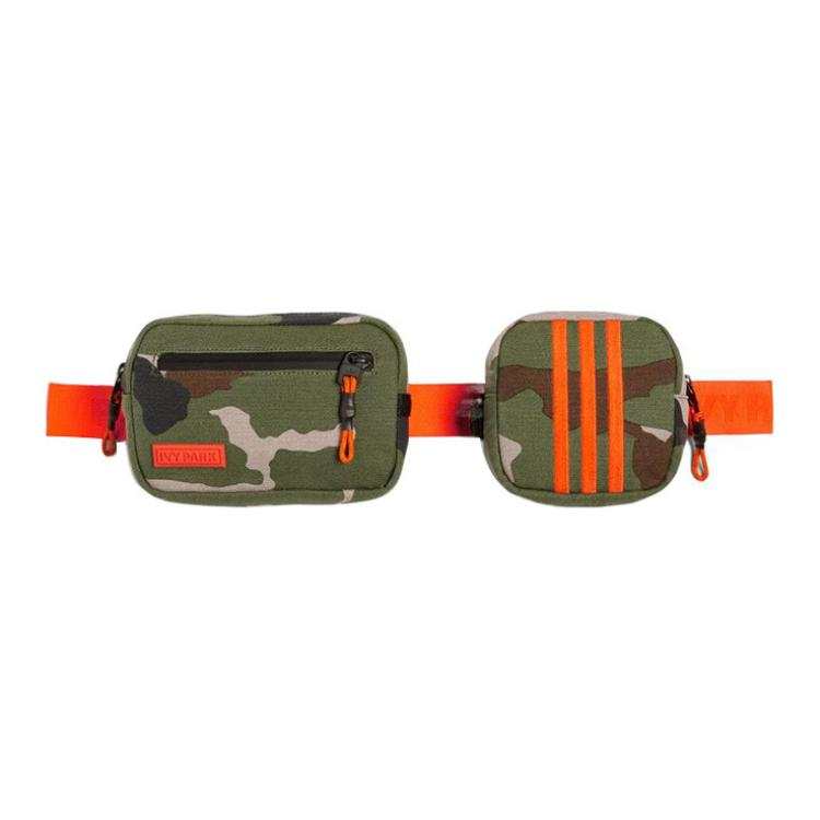 Adidas Originals X IVY PARK Collaboration Cotton Fanny Pack, Crossbody Bag Unisex Camouflage