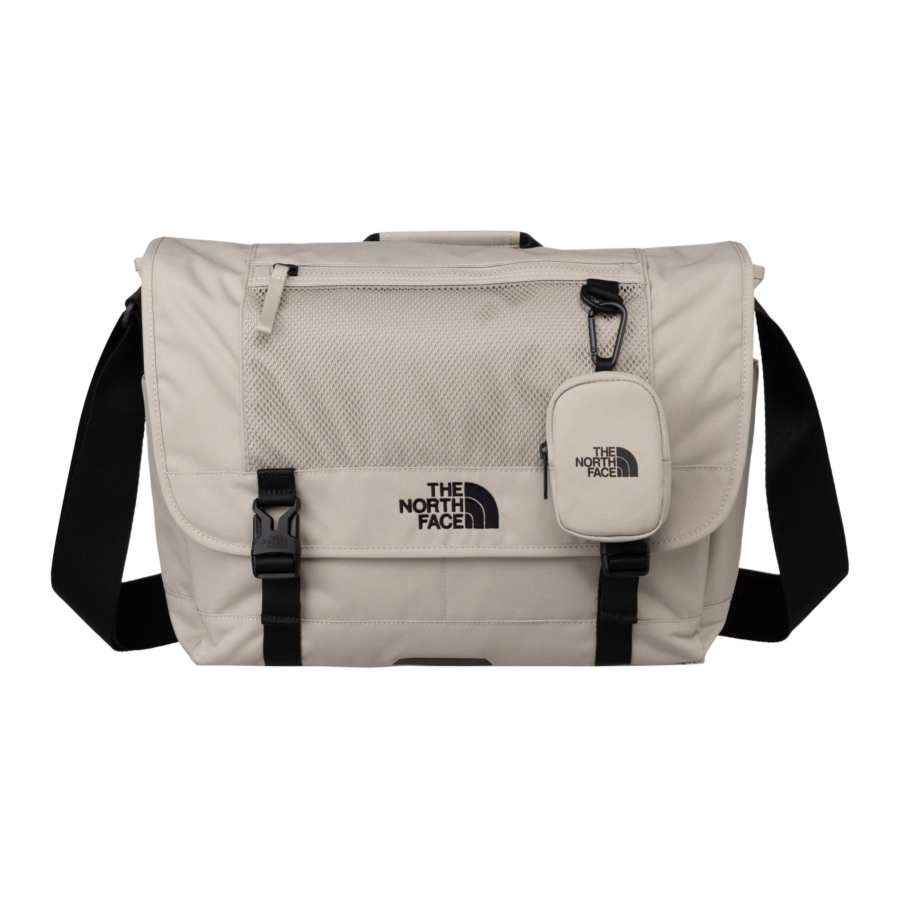 THE NORTH FACE 15L Messenger Bag, Shoulder Bag, Crossbody Bag, Outdoor Bag Polyester Light Beige Unisex