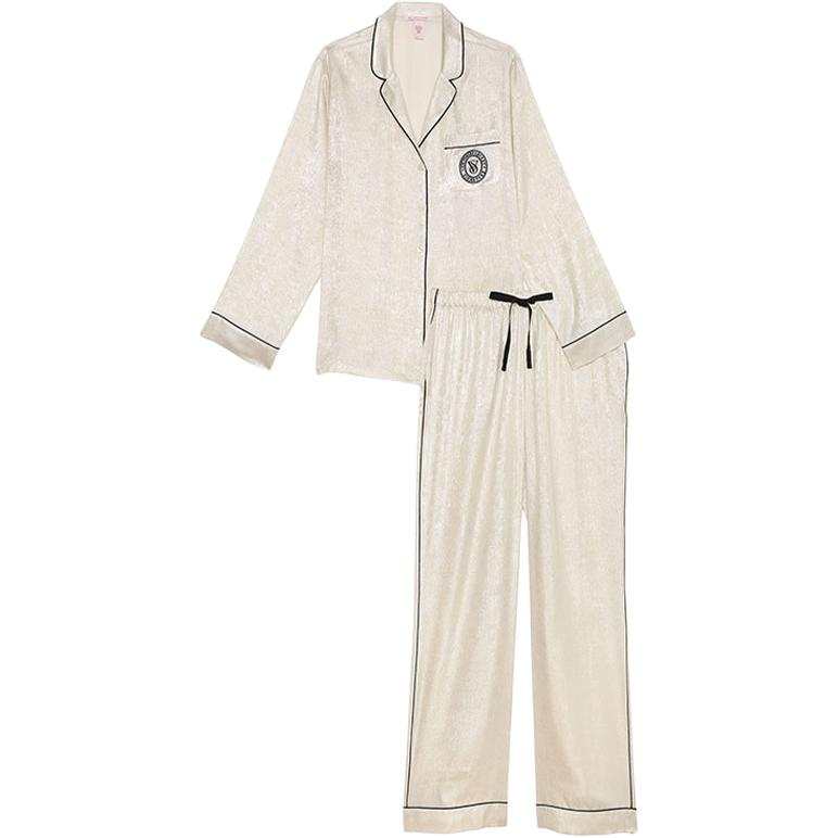 Victoria's Secret THE MIX Pajama Set Women's Pearl White