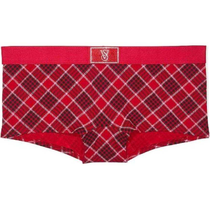 Victoria's Secret Underpants Women's 1 Pack Red Plaid