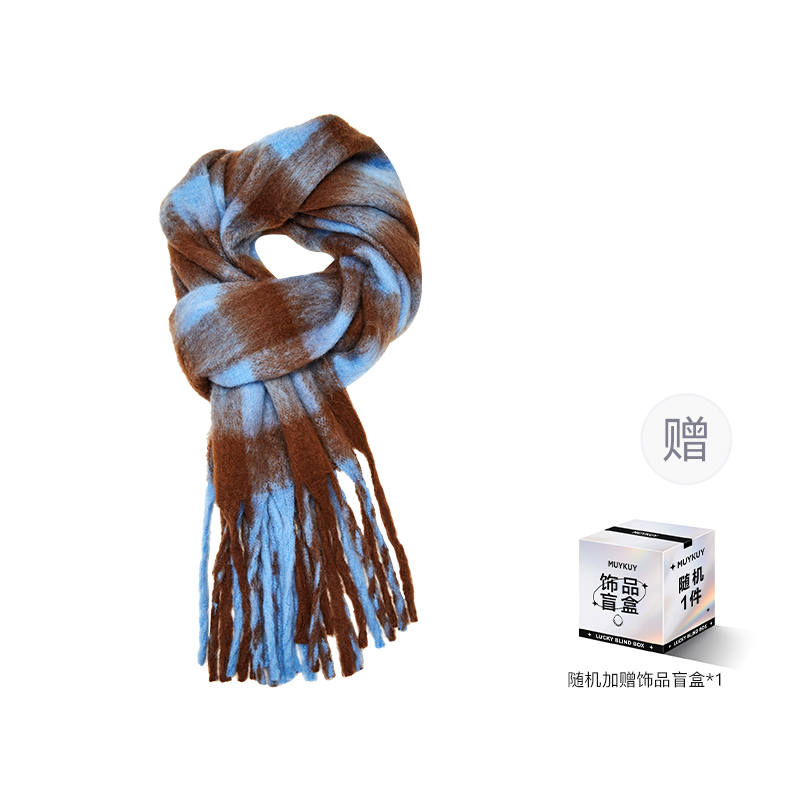MUYKUY Knit Scarves Unisex