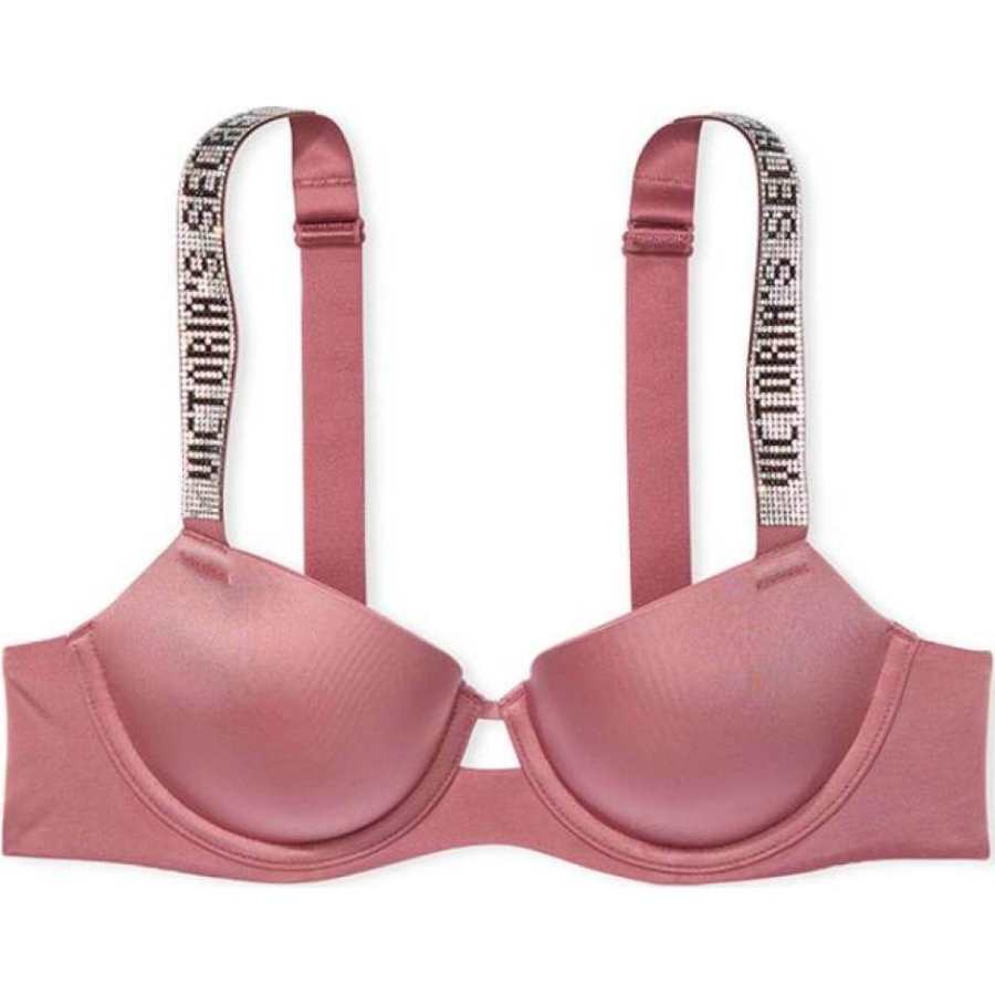 Victoria's Secret 24 Big Show Collection VERY SEXY Bra Women's Dark Rose Pink