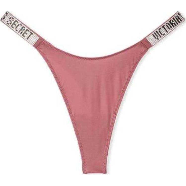 Victoria's Secret 24 Big Show Collection VERY SEXY Thong Women's 1 Pack Dark Rose Pink