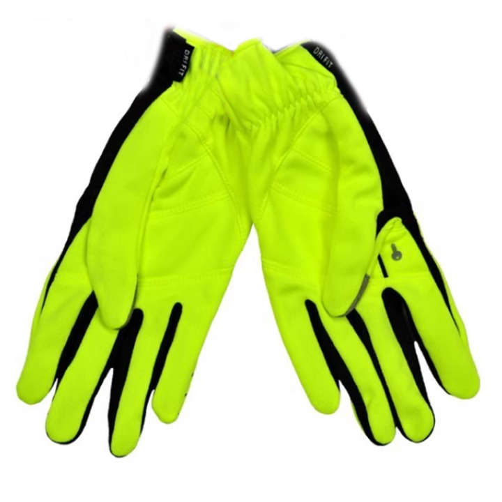 Nike Nike Polyester, Rubber, Polyamide Sports Gloves Women's Green