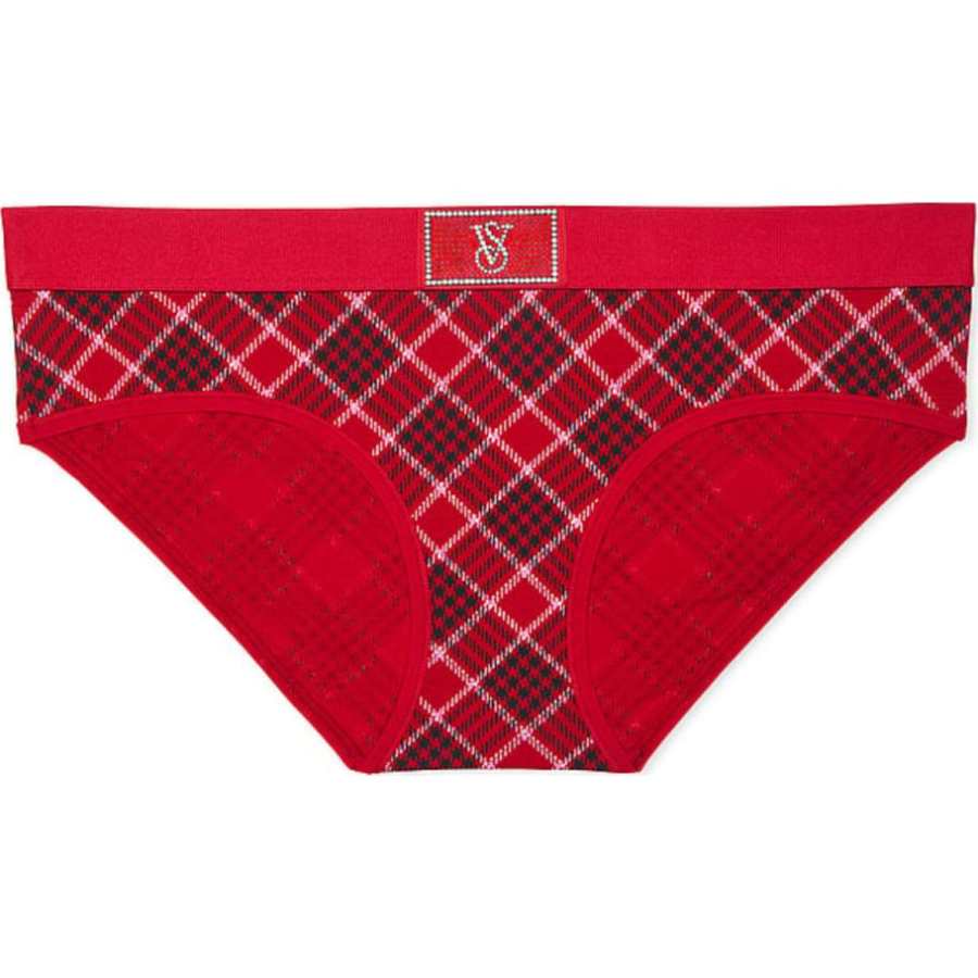 Victoria's Secret Underpants Women's 1 Pack Red Plaid