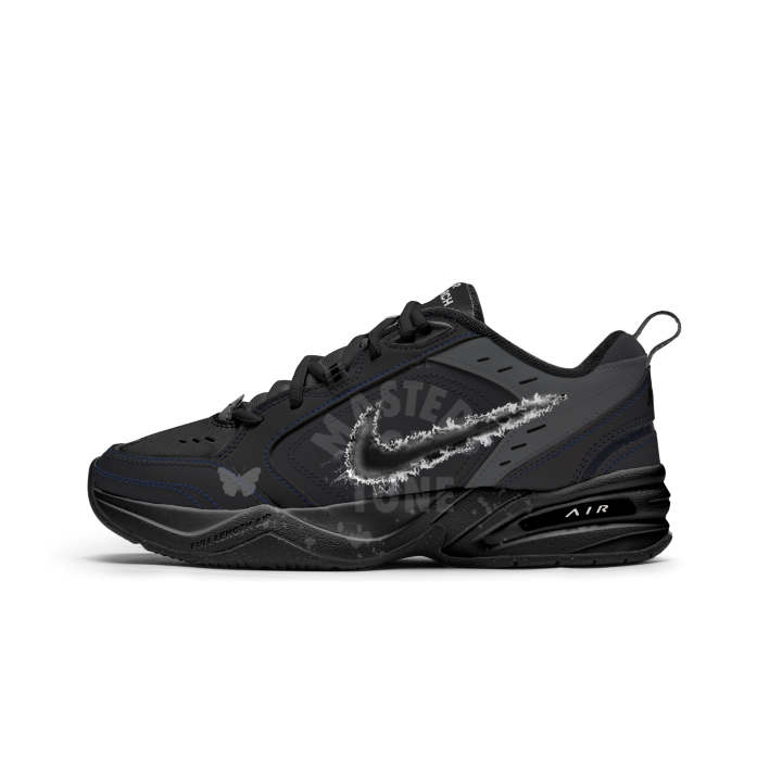 Nike Nike Air Monarch 4 Freedom Panda, Butterfly Breaking Cocoon Slip Resistant Abrasion Resistant Low top Chunky Sneakers