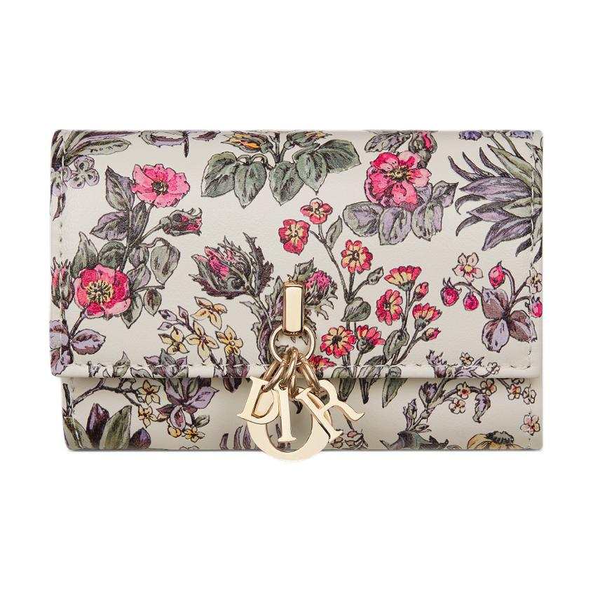 DIOR My Dior Calfskin Wallet Women's Latte
