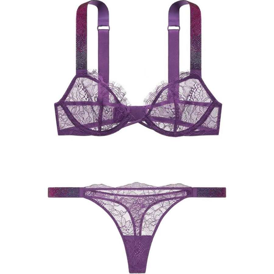 Victoria's Secret Underwear Set Women's Dark Purple