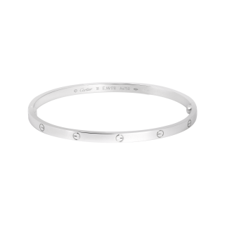 Cartier 10s 18K white gold Love Breath diamond bracelet
