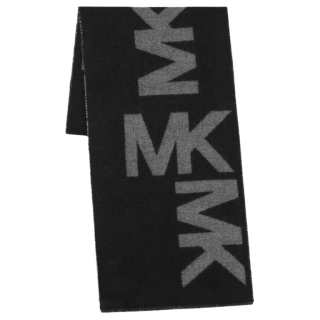 MICHAEL KORS Acrylic Knit Scarves Men's Black