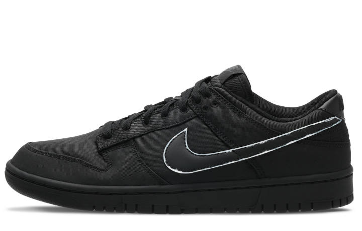 Nike Nike Dunk Slip Resistant Abrasion Resistant Low top Skateboard Shoes Unisex Black