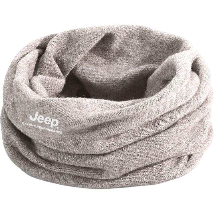 Jeep Plush Yarn Snoods Unisex Black/Dark Gray/Light Gray/Khaki