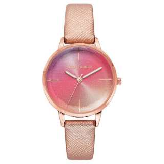Juicy Couture JUZI Classic Collection Wrist Watches Quartz Movement Leather Strap 38mm Pink Watch Dial Women's Watch