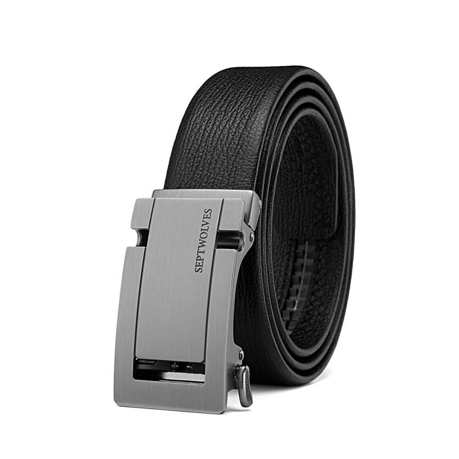 SEPTWOLVES SEPTWOLVES Cow Leather Belts Men's Width 3.5CM