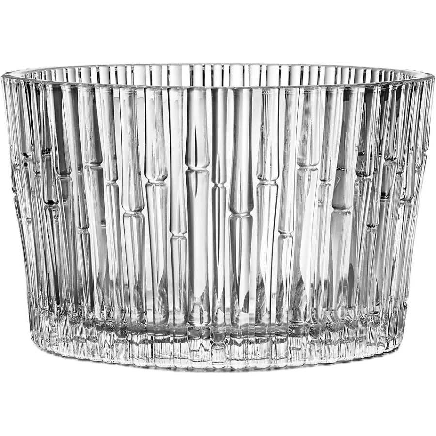 TIFFANY & CO. Crystal Glass Bowl Transparent 25.4cm