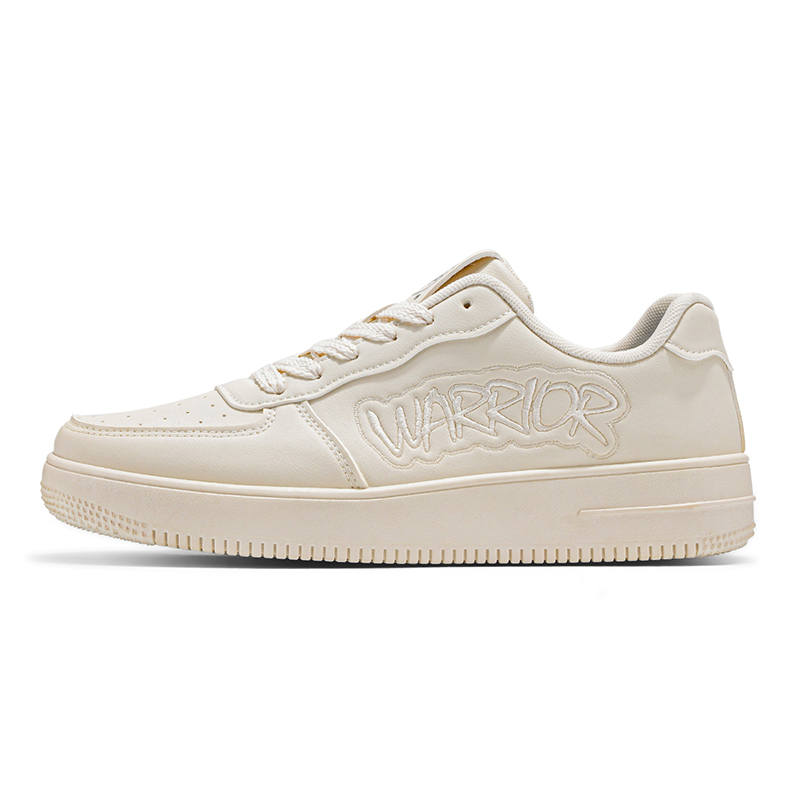 Warrior Wear resistant And Lightweight Low top Skateboard Shoes Men's Beige