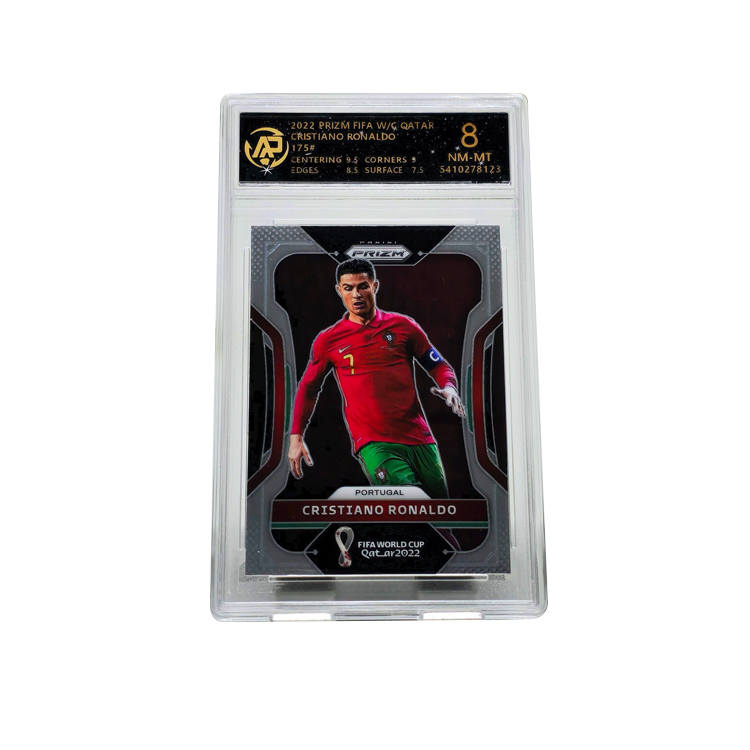 PANINI Cristiano Ronaldo Player Cards, National Team Portugal Offensive Tactics, Silver Discount Graded Cards 1 Pc