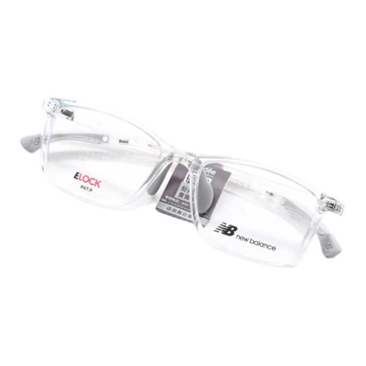 New Balance New Balance TR90 Square Eyeglass Frames Kids' Transparent