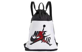 Jordan Polyester Backpack Regular Unisex Black White