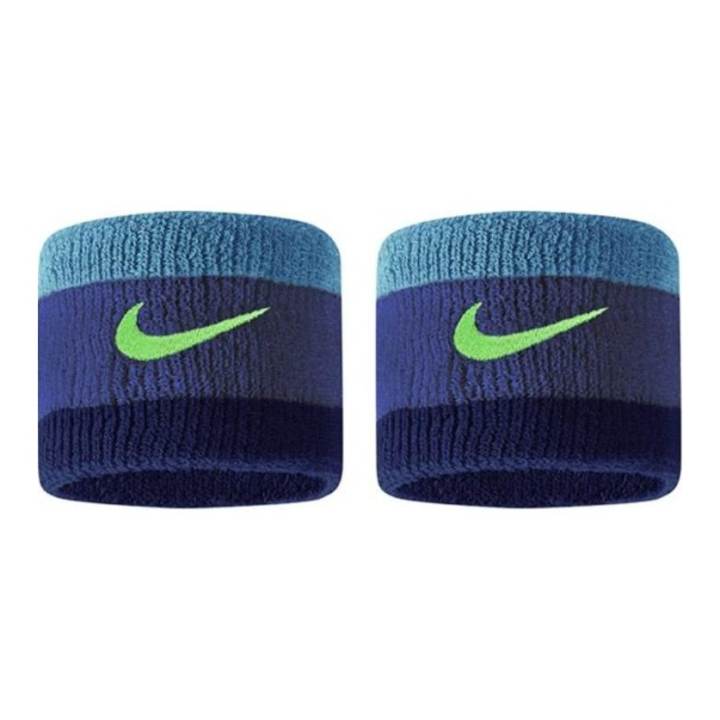 Nike Nike Comfortable Wristbands Cotton, Nylon, Polyester, Rubber Sports Unisex One Size Breathable, Lightweight