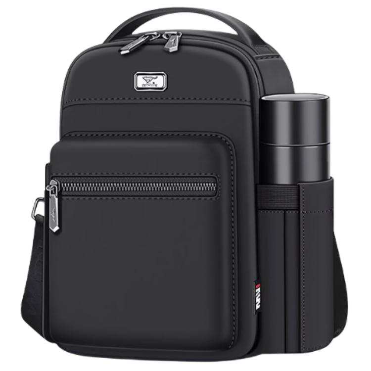 SEPTWOLVES SEPTWOLVES Oxford Sling Bag Large Men's Black
