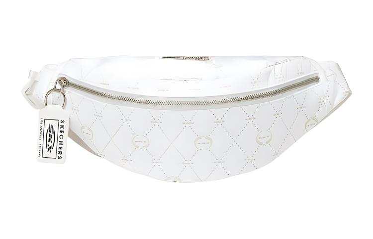 Skechers Pu Sling Bag, Crossbody Bag, Fanny Pack Regular Unisex White