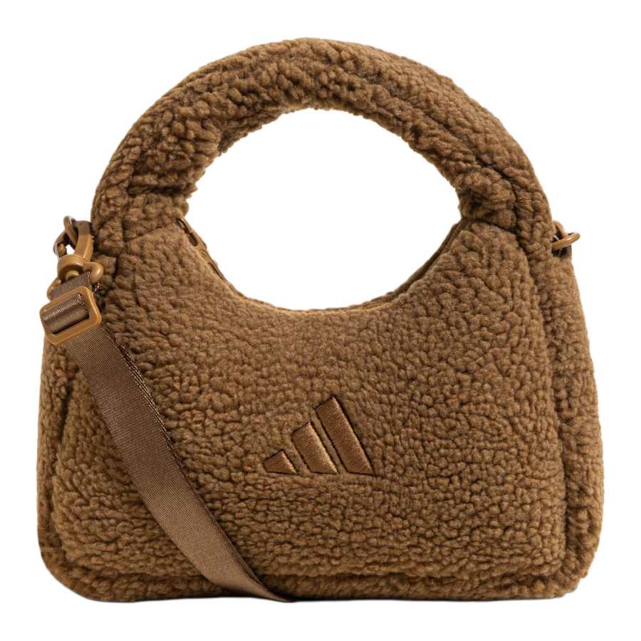 Adidas Adidas Recycled Polyester Cloud Bag, Shoulder Bag, Crossbody Bag, Handbag Regular Women's Desert Brown