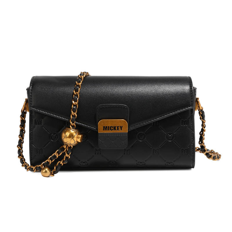 Disney Mickey Mouse Pu Crossbody Bags Women's Black