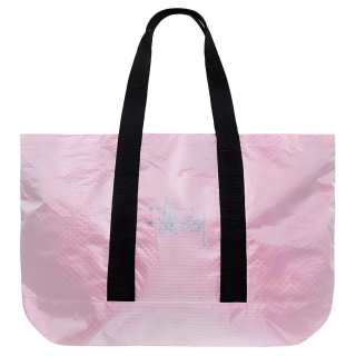 Stussy Recycled Nautical Fabric With Nylon One Shoulder Handbag Extra Large Women's Bright Pink