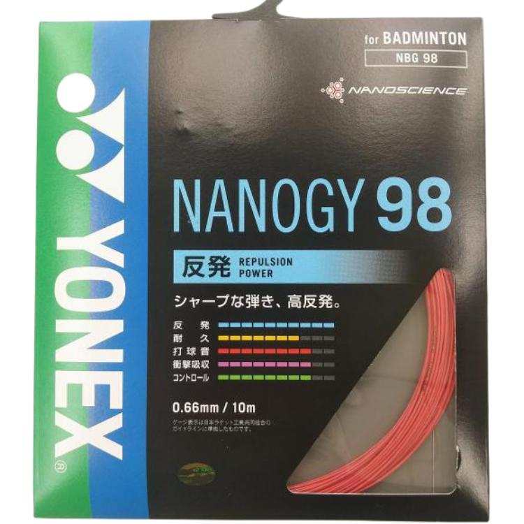 YONEX YONEX Stretch Type Badminton Racket Strings Nylon Unisex 10m