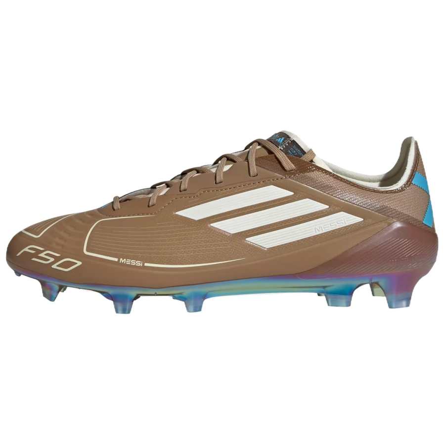 Adidas Adidas x Bad Bunny X Lionel Messi Slip Resistant Abrasion Resistant Soccer Shoes Unisex Umber