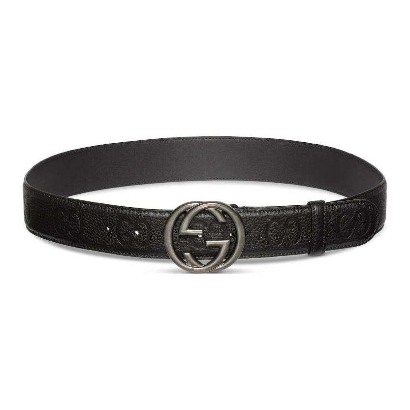 GUCCI GUCCI Belt With Interlocking G Buckle