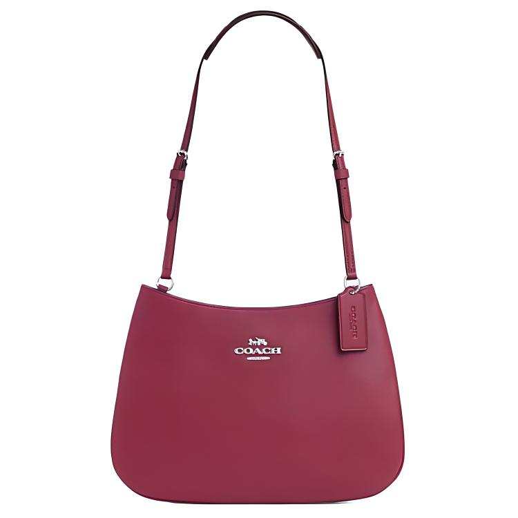 COACH Penelope Cow Leather Shoulder Bag Large Women's Bright Violet