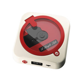 Woo CD Players Single Song Life W Charger Version Album Player, Vintage Portable