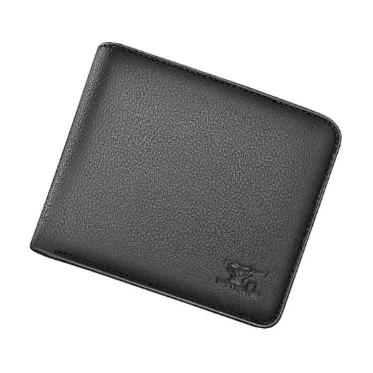 SEPTWOLVES SEPTWOLVES Cow Leather Wallet Men's Black