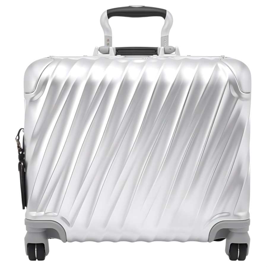TUMI 19 Degree Aluminum Luggage Suitcase For Air Travel 17 Inch Unisex Silver