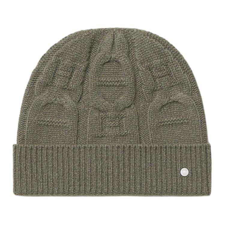 HERMES HERMES Cashmere Beanies Men's Umber
