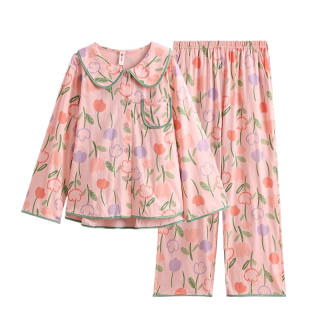 FENTENG Pajama Set Women's Light Shrimp