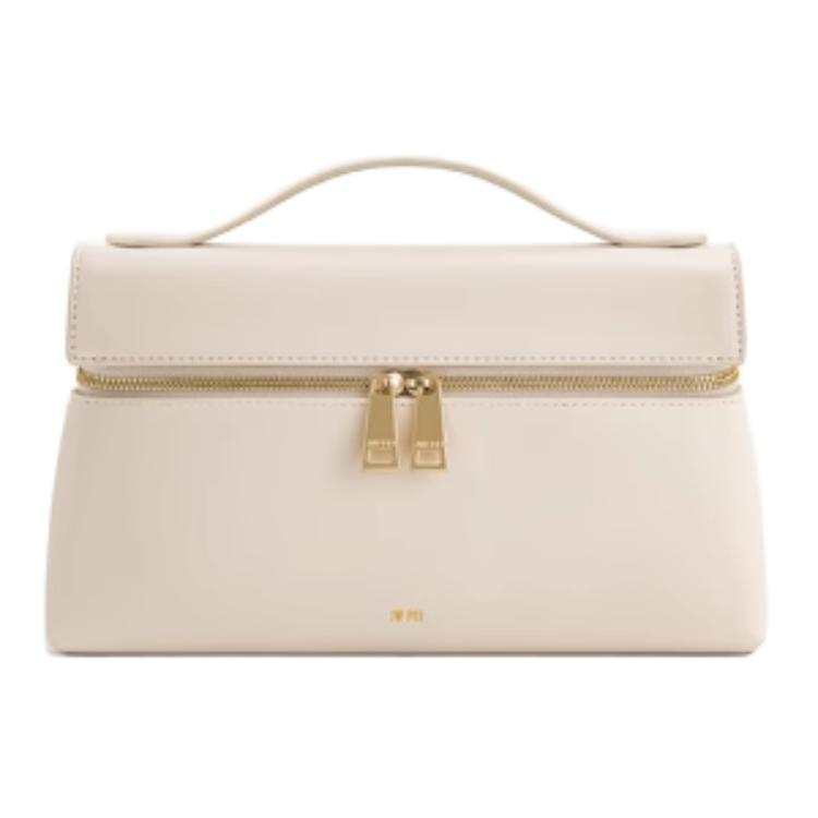 JW PEI Artificial Leather Box Bag, Shoulder Bag, Crossbody Bag, Handbag Medium Women's White/Black/Brown/Olive