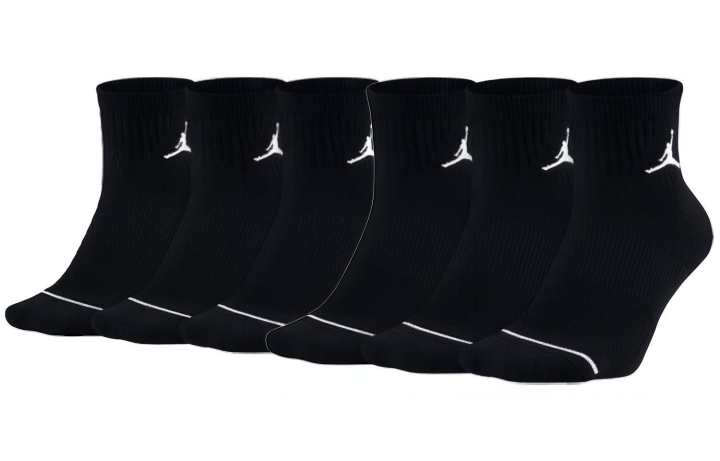 Jordan Jordan Basketball Socks Unisex Combo Set Black
